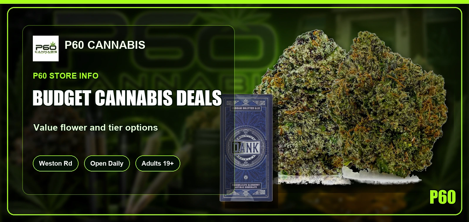 Cheap Weed York - P60 Cannabis Value Guide